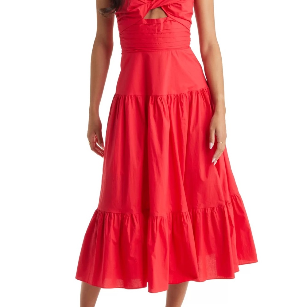 Vici Collection Red Strapless Dress